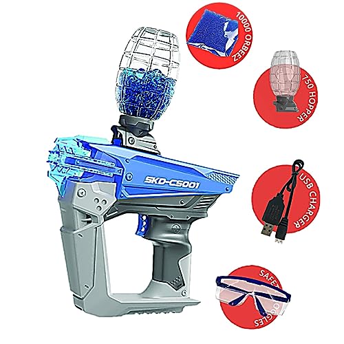 Kit com Duas Armas de Brinquedo Lançador de Bolinhas de Gel Blaster Metralhadora com 20000 Munições