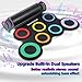 Portable Electronic Drum Set 7-Pads: Roll-Up Electric Drum Kit for Beginners & Hobbyists–MIDI Drum Pad with Headphones,Dual Speakers & Pedals–10H Playtime–Great Practice Tool for Home & Travel