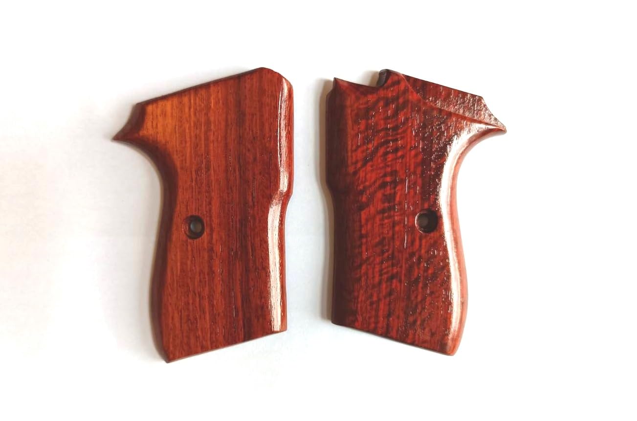 BMPL Hardwood Gun Grips Compatible Replacement for Bersa Thunder .380 Hardwood Wood Smooth Handmade