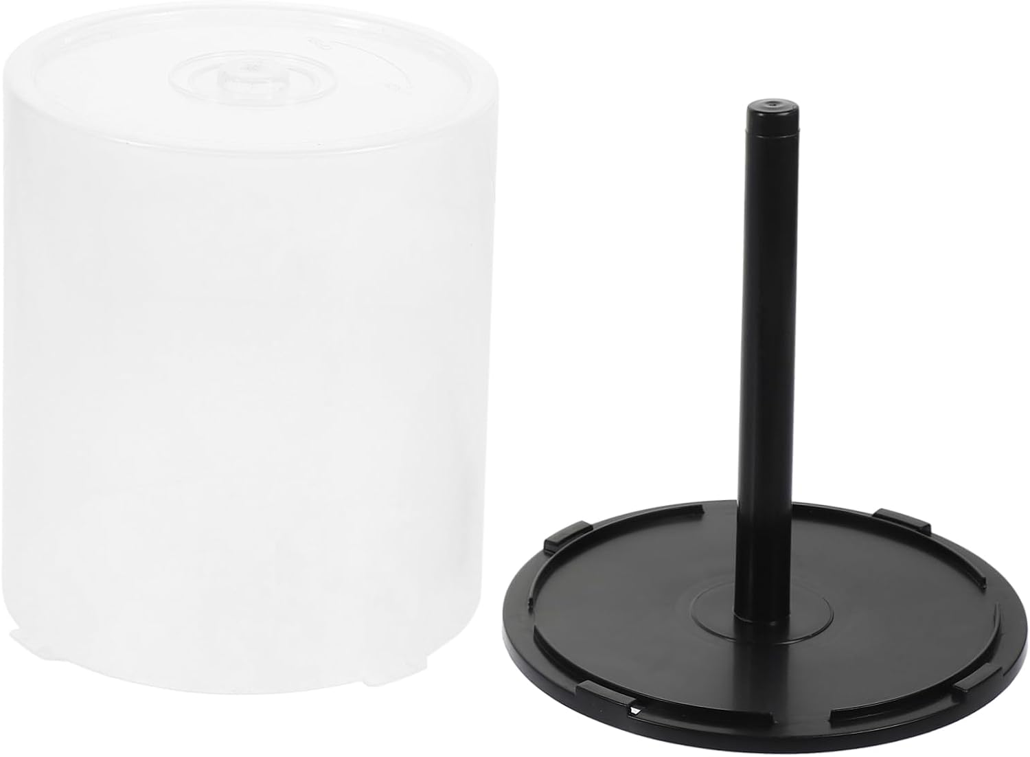 3pcs Portable DVD Storage Container Cd Storage Bucket Plastic Cd Holder