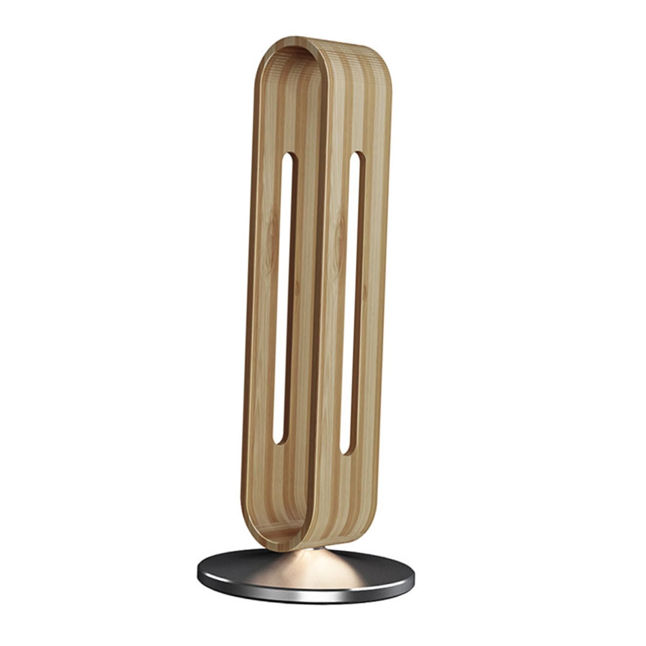 Supporto da Scrivania per Cuffie in Bambù, Rack Stabile | Lega di Alluminio e Silicone, Fino a 3kg, Design Semplice Tocco Artistico