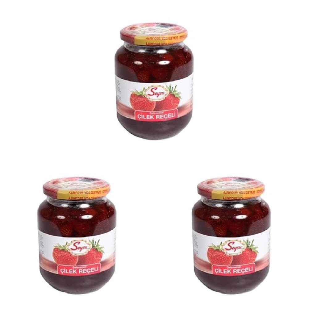 Seyidoğlu Seysu Çilek Reçeli 1000g (3 paketi)