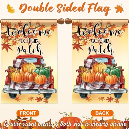 Mixweer PRI-MIXWEER-0805 12 Pack 28 X 40 Inch Large Seasonal Garden Flags Christmas Yard Flags Holiday Festive Outdoor Flags Polyester Double Sided Seasonal Lawn Flags Set thumb #3