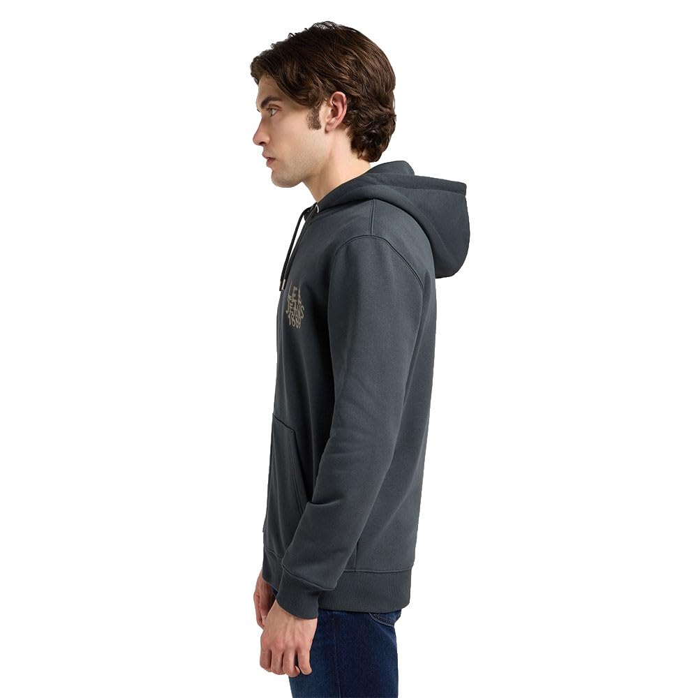 Lee Bluza z kapturem Mężczyźni Elevated Ess Zip Hoodie