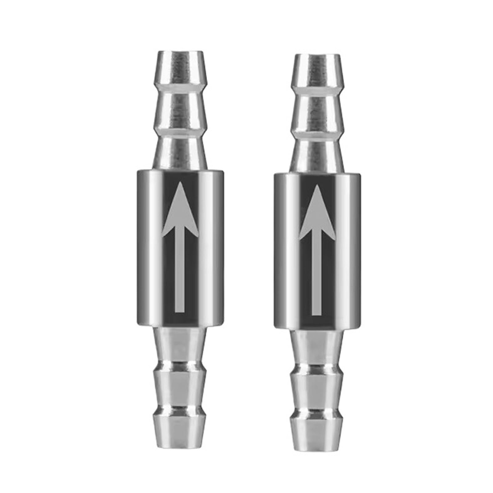 Iddcmwnb One Color 2Pcs Aquarium Co2 Check Valve Stainless Steel Carbon Dioxide Diffuser Anti Return Water Gas Equipment Fish Tank Accessories