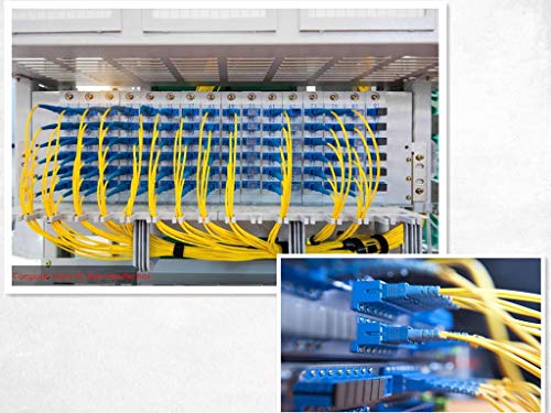 Tech next 3m SC-SC Single Mode Fiber Optic Patch Cable Fiber Cables SC to SC SC Optical Connector for Laptop (Yellow, Blue) - Image 7