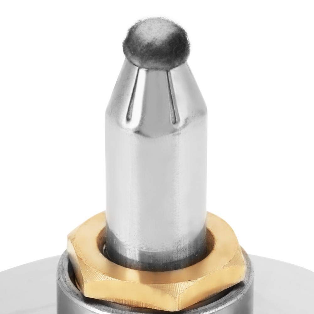 Alkohollampe Edelstahl 200ml - Sicherer Laborbrenner Mit Docht & Kappe