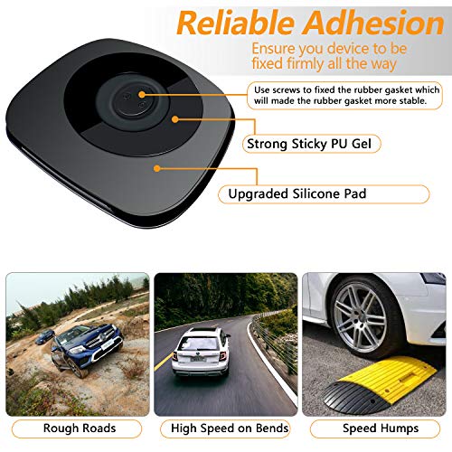 Bosynoy Cell Phone Holder for Car, Durable Silicone Mat Car Phone Mount, Dashboard Cell Phone Holder Compatible with iPhone 11 Pro Max/11/XR/XS Mas/XS/8/7 Samsung Galaxy S10+, GPS Devices - Thumbnail 6