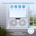 BEYOND BREEZE 9" Window Fan Reversible Airflow with Timer and Bug Screen - Image 7