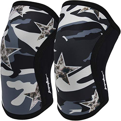 Image of Knee Sleeves (1 Pair), 7mm Compression Knee Braces for Squats,Weightlifting,Powerlifting,Cross Training for Men & Women (Small)