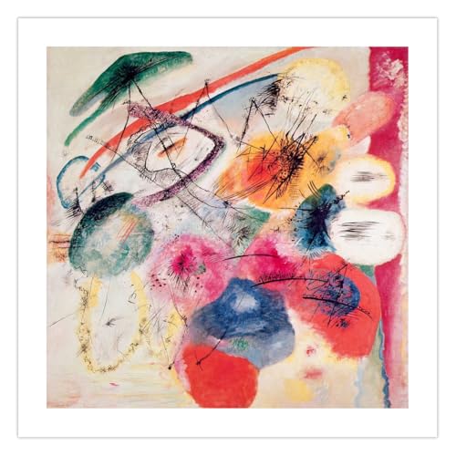 Fine Art Wassily Kandinsky Black Lines impression papier mate anti-reflet pour mur lumineux