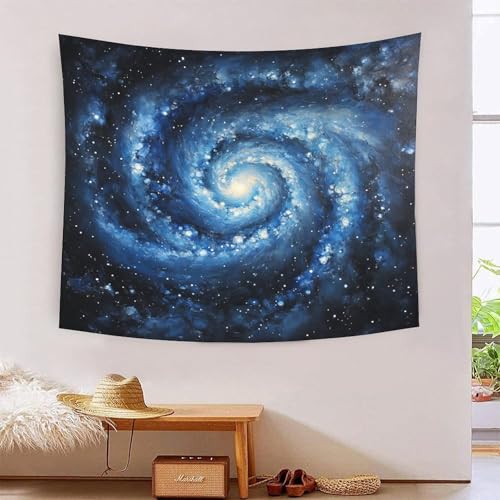 Tapisserie murale pour relooker une chambre d'enfant sans peinture avec effet galaxie 3D