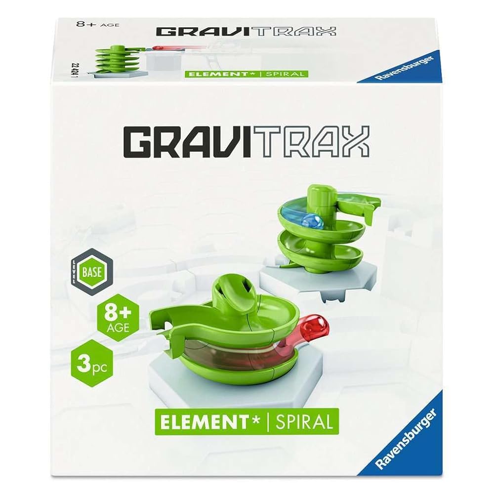 Ravensburger GraviTrax: Spiral Accessory| STEM Toy for Kids Ages 8 and Up | Compatible with All GraviTrax Systems | Ranked No.1 Marble Run System in The U.S
