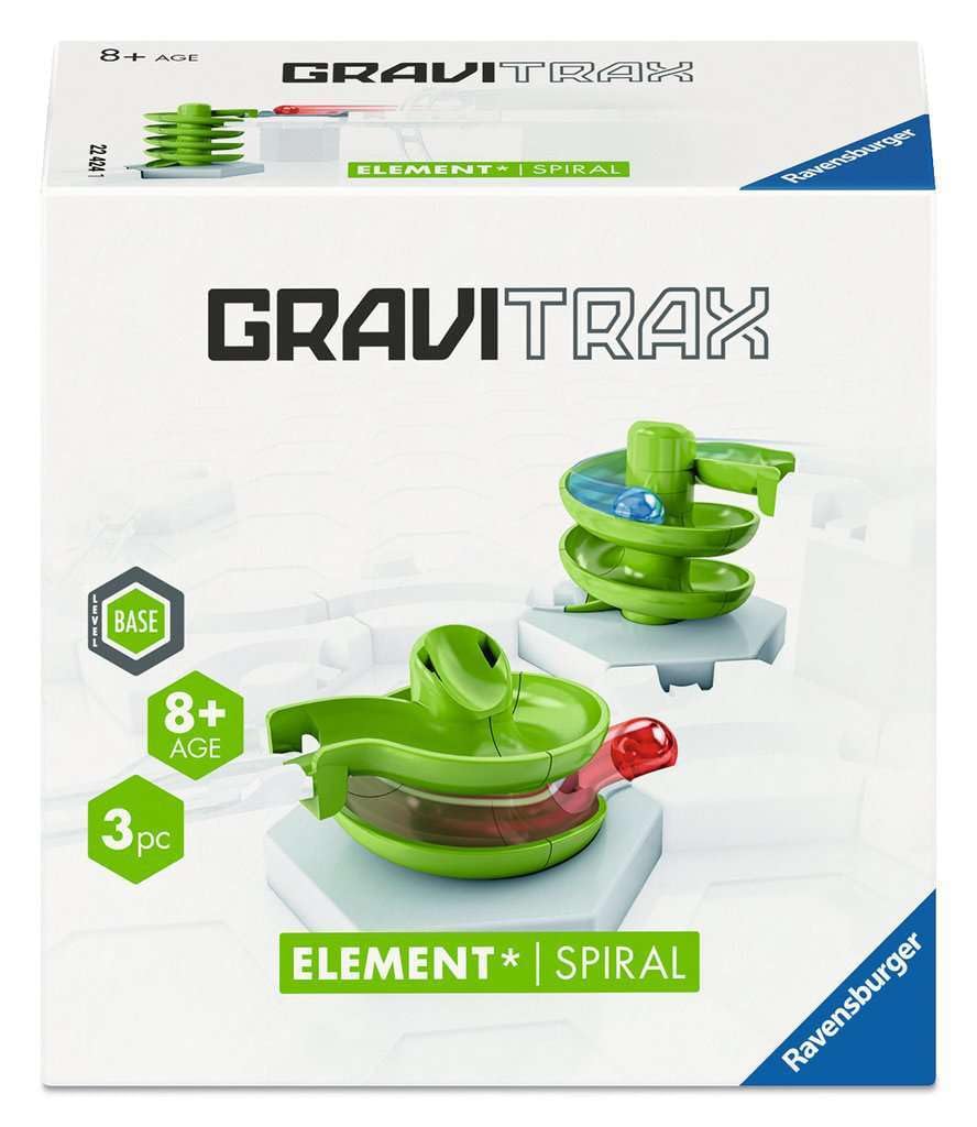 GraviTrax: Spiral Accessory| STEM Toy for Kids Ages 8 and Up | Compatible with All GraviTrax Systems | Ranked No.1 Marble Run System in The U.S