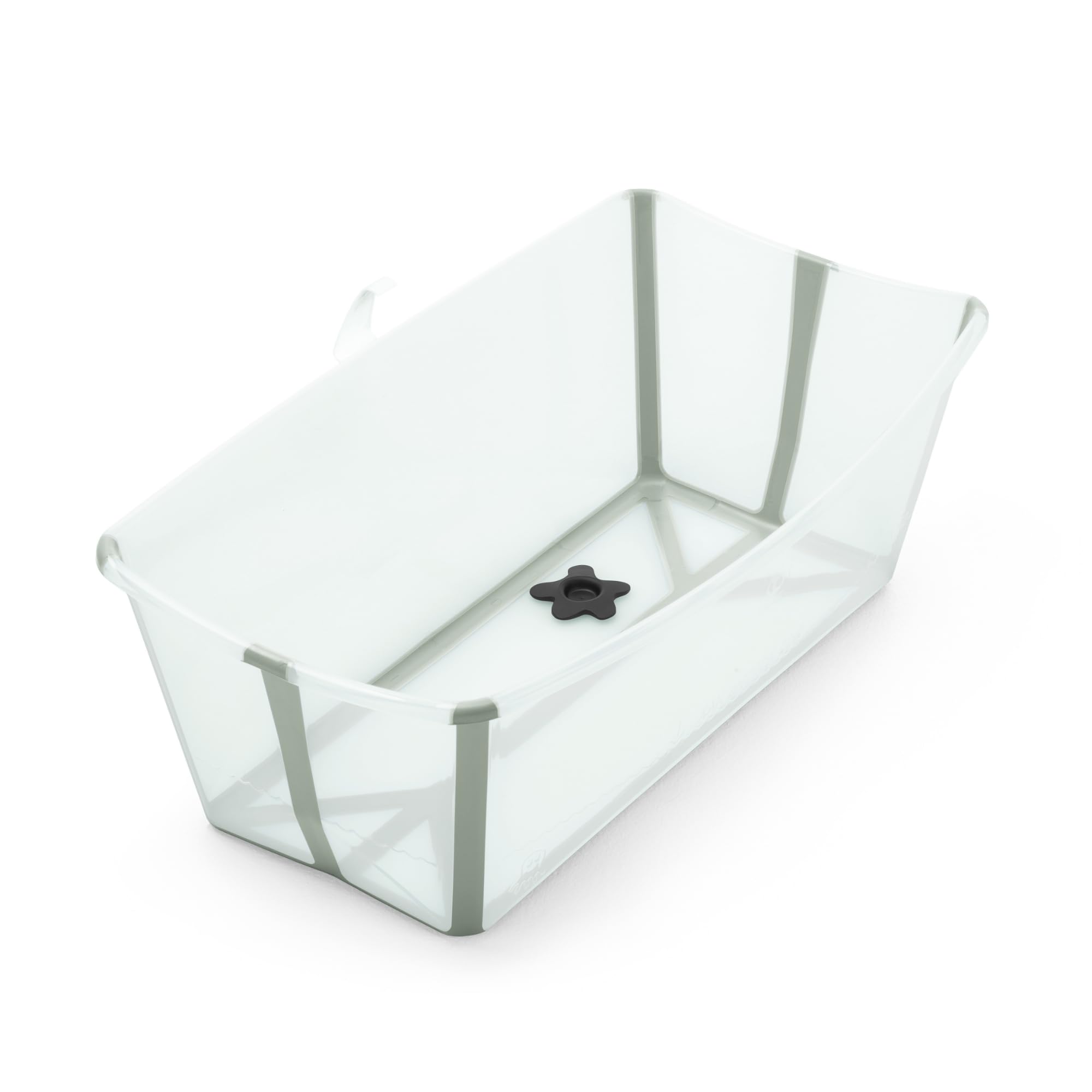 Stokke Flexi Bath, Soft Mint - 64 x 24 x 34 cm - Vasca da bagno pieghevole per neonati e bambini - Leggera, resistente e facile da riporre - Comoda da usare a casa o in viaggio