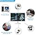 Elweyoo 19 inch White CCTV Monitoring Display Screen Security Camera Monitor Multi-Function Interface HDMI, AV, BNC, VGA, USB, PC Input 1440x900 Resolution