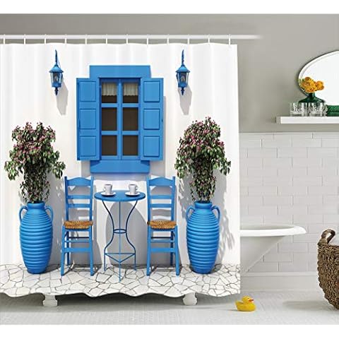 N Cortina de ducha para decoración de viaje Cover