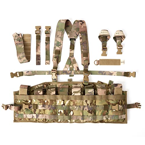 MT Military Chest Rig MOLLE II Tactical Assault Panel (TAP) Vest Army Vest with Straps