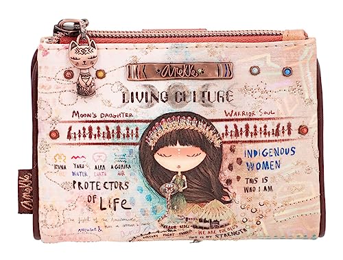 Anekke Damen Kleine Flexible Weiche Geldbörse, bunt