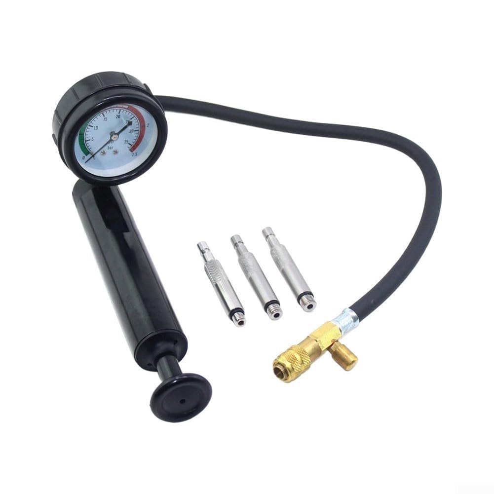 Detector de fugas de motor fueraborda Probador de estanqueidad de aire compatible con 90890-06840, herramienta de presión de unidad inferior de hierro y plástico para mantenimiento de motores marinos