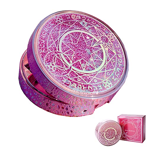 Kontaktlinsenbehälter, Magisches Mädchen, Hochwertiger Kunststoff, Aufbewahrungsbehälter für Zuhause und Reisen zu tragende Mini-Box, Pinzetten-Lösung Flaschenlinsenbehälter Cover