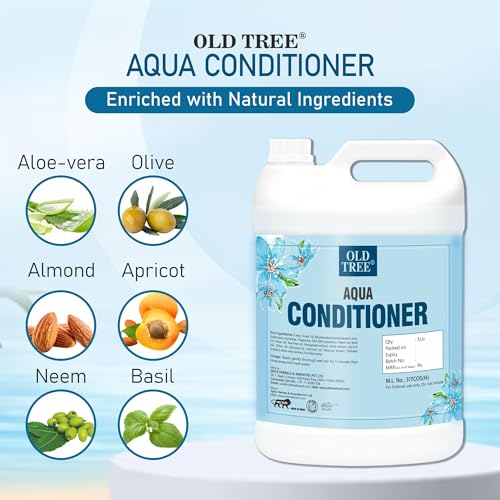 Image of Old Tree Aqua Conditioner 5L - Deep Conditions Dry Hair Conditioner for Silky and Shiny Hair - Conditioner for Hotel Amenities