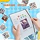 Photocard Binder A5 Kpop Photocard Holder, 200 Pockets Large Capacity Kpop Photo Card Binder, Refillable A5 6 Rings Photo Card Album, Waterproof PVC Free Clear K-pop Album with DIY Letter Sticker