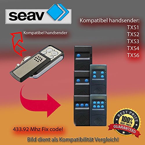 X2 Compatible con Modelos SEAV TXS1, TXS2, TXS3, TXS4 TXS6, emisor de Mano de Repuesto, Clone