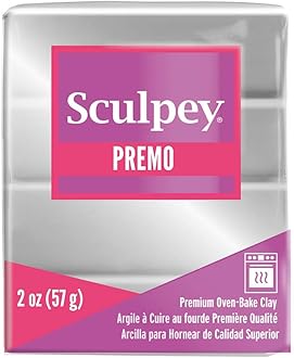 Sculpey Premo Sculpey Oven Bake Clay - Silver