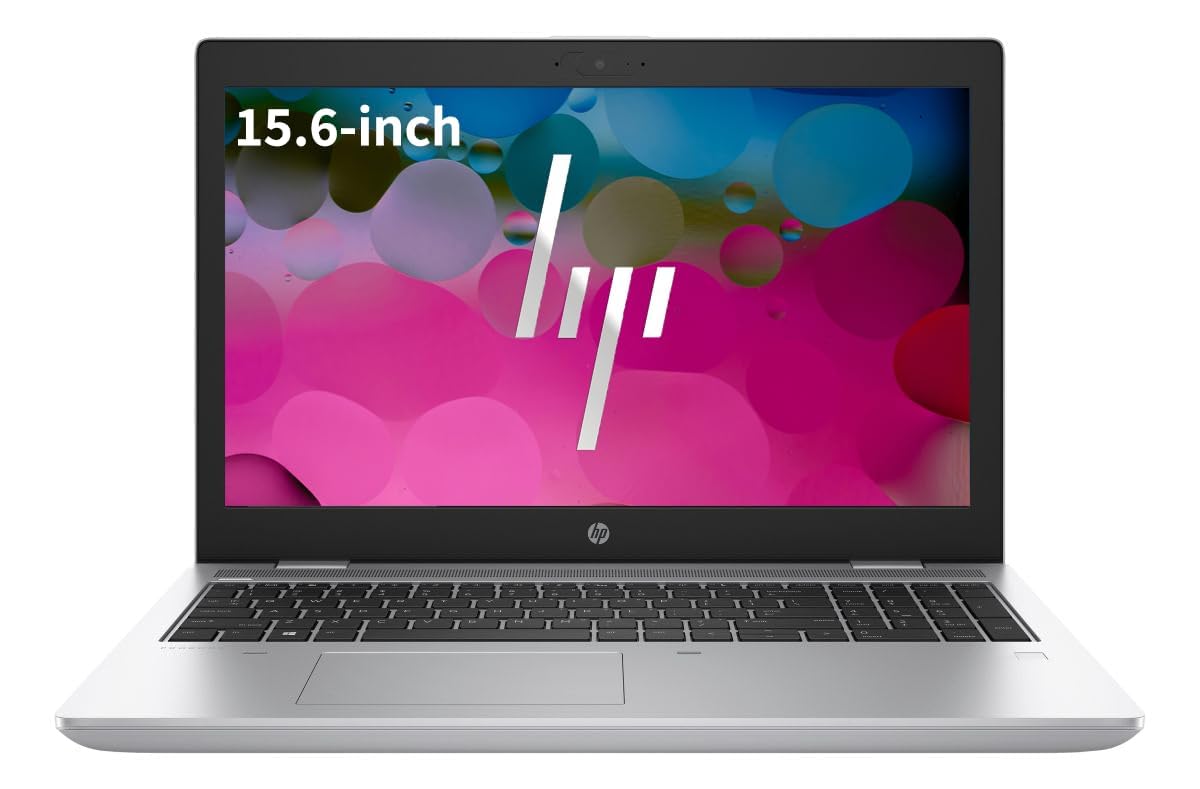 HP ProBook 650 G5 Portátil empresarial, portátil de 15,6 Pulgadas con Pantalla FHD, Intel Core i5-8265U, 8 GB de RAM, SSD de 256 GB, Teclado QWERTY japonés, Windows 11 Pro (reacondicionado)