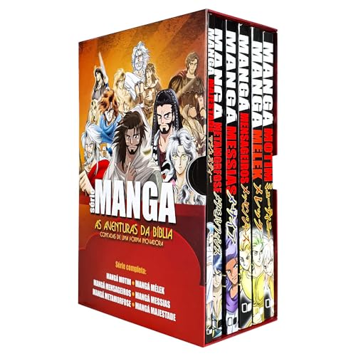 Box Série Mangá – Série completa: as aventuras da Bíblia contadas de uma forma inovadora