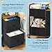 ThreeHio Baby Diaper Caddy Organizer Cart, Bedside Cart for Baby Essentials, Newborn Nursing Storage with Drawers and Lockable Wheels, Baby Organizers and Storage for Bedroom, Living Room, Bathroom