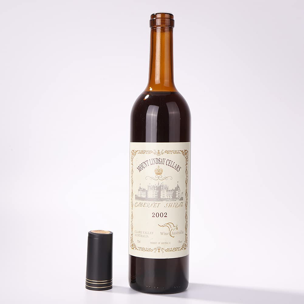 Capsule Termorestringenti Per Bottiglie Vino - 100 Pezzi In PVC | Sigillatura Professionale Per Vino, Birra - Foto 2