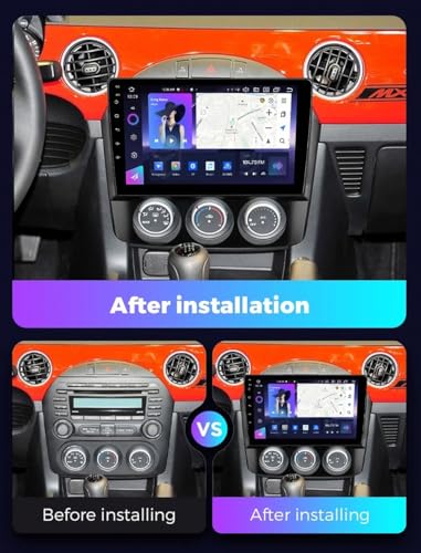 Radio de coche Android para Mazda MX-5 2005-2015 con Carplay y Bluetooth multimedia 2
