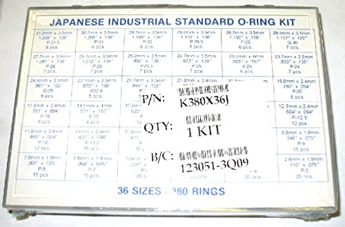 568-ORK-IND-JIS70 - Japanese Standard O-Ring Kit 70 Durometer