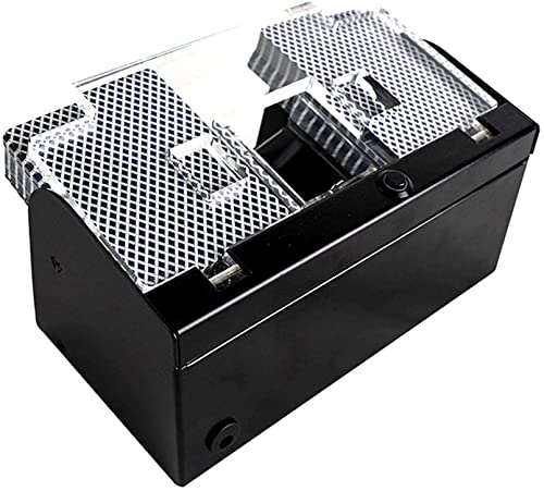 FGDFGDG Card Shuffler Card Shuffler Electric 2 Decks Card Shuffler Card Shuffler Professional Shuffler para Home Party Club Bridge Game Cover