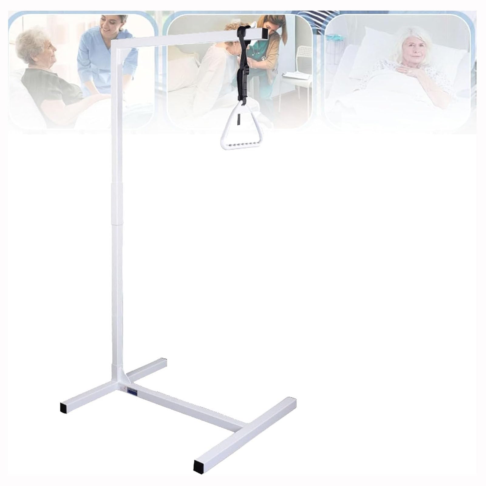 Ayuda para La Movilidad: Barra Trapezoidal para Cama, para Levantarse, para Personas con Discapacidad y Obesidad, Fácil de Montar, Apta para Diversos Tipos de Camas
