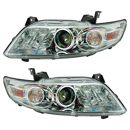Image of TRQ Headlight Assembly Set IN2502113 IN2503113 Compatible with 2003-2008 INFINITI FX35 FX45