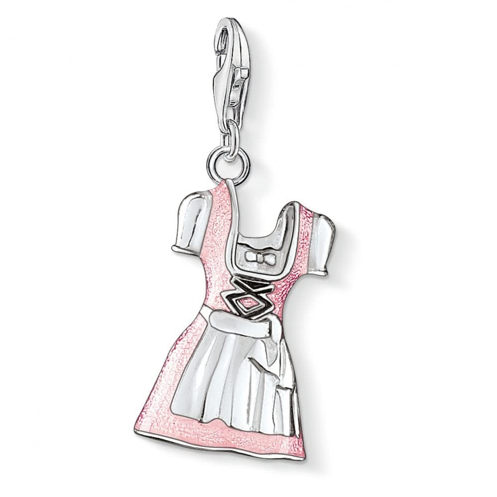 Thomas Sabo Charm with clasp Woman silver - 0546-007-9, Enamel
