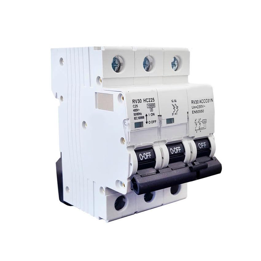 Protección contra sobretensiones Permanente 2P 25A C 10KA según normativa EN-50550, Ideal para salvaguardar Sistemas eléctricos.
