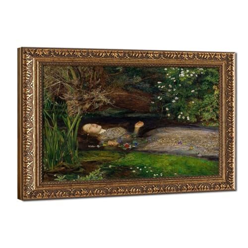 XOQO Ophelia John Everett Millais Prints Posters Canvas Deco Paintings