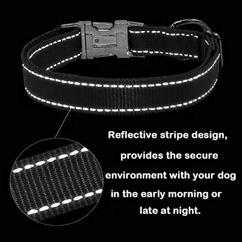 Collar Reflectante para Perro Love Dream con Hebilla de Metal miniatura 6