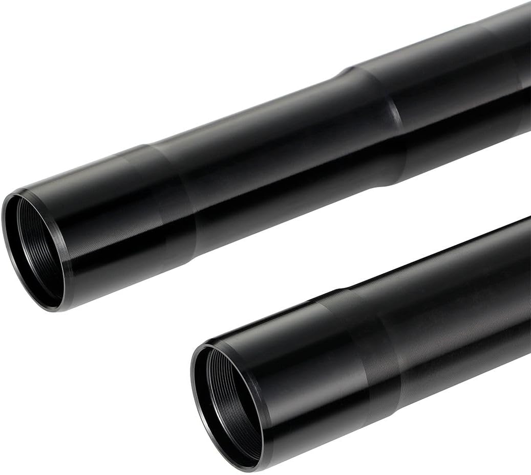 LANBAO Front Outer Fork Tubes Fork Pipes For Kawasaki KLE650 Versys 650 2015 2016 2017 2018 515mm Black Shock Pipes