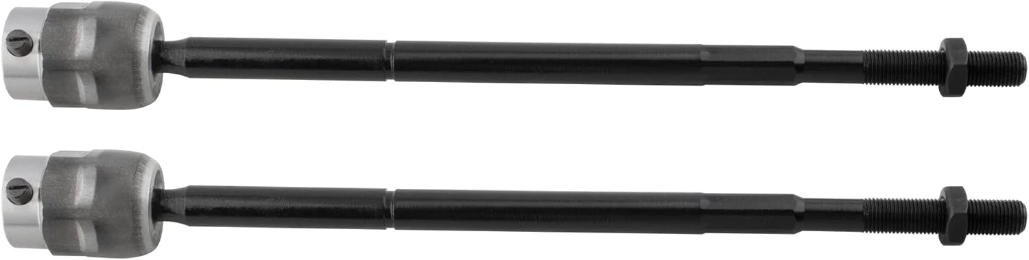 BOXI (Set of 2) EV265 Front Inner Tie Rod End Links Fit for Ford Escort 1991-2003 / for Mercury Tracer 1991-1996 1.9L / for Mercury Tracer 1997-1999 - w/Power Steering and Externally Threaded Rack