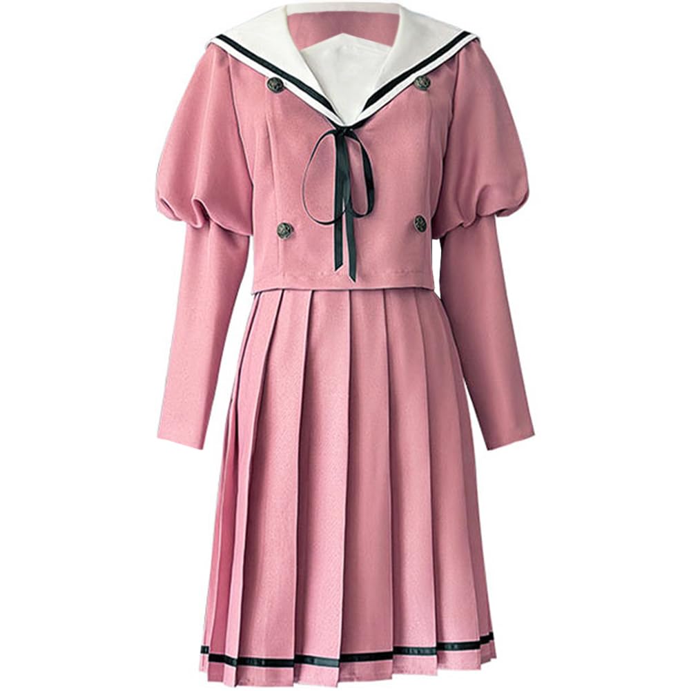 Zhongkaihua Kaoruko Waguri Cosplay Costume Dress Wig Waguri-san Sailor Uniform Full Set Anime Role Play Girl Halloween Carnival Outfit