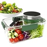 Generico Recipiente para ensalada | 70 g Conservación de alimentos con tapa | para Picnic – Para Preparación de Comidas, Snacks, Ensalada, Cocina, Viaje, Oficina, Escuela, Camping, Picnic