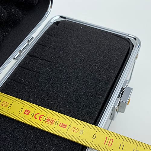 ECI Aluminium koffer, aluminium box, langwerpig leeg, 30-70 x 10 x 10 cm, meetinstrumenten, gereedschap (50 cm) - Afbeelding 5