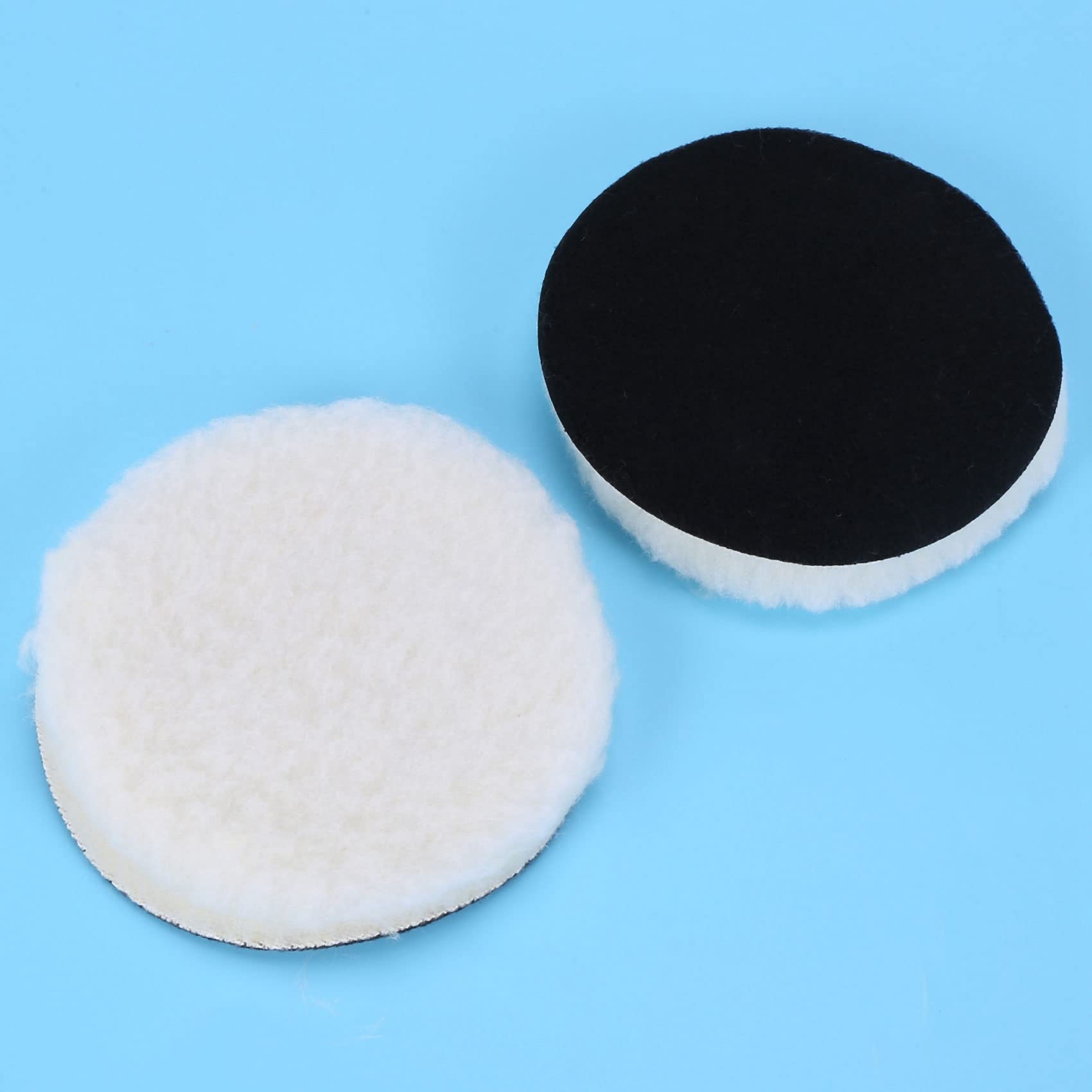 50 Pcs 125 mm Almohadilla de Pulido para Automóviles Pulgada de Pulido de 5 Pulgadas Pulidoras de Lana Pulidor