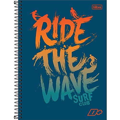 CADERNO ESPIRAL CAPA DURA 10 MATÉRIAS D+ 200 FOLHASTILIBRA TILIBRA