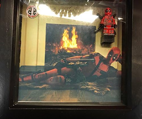 Deadpool Lego Boxed Frame Artwork Perfect For Christmas Birthdays or Fathers day marvel dc comics